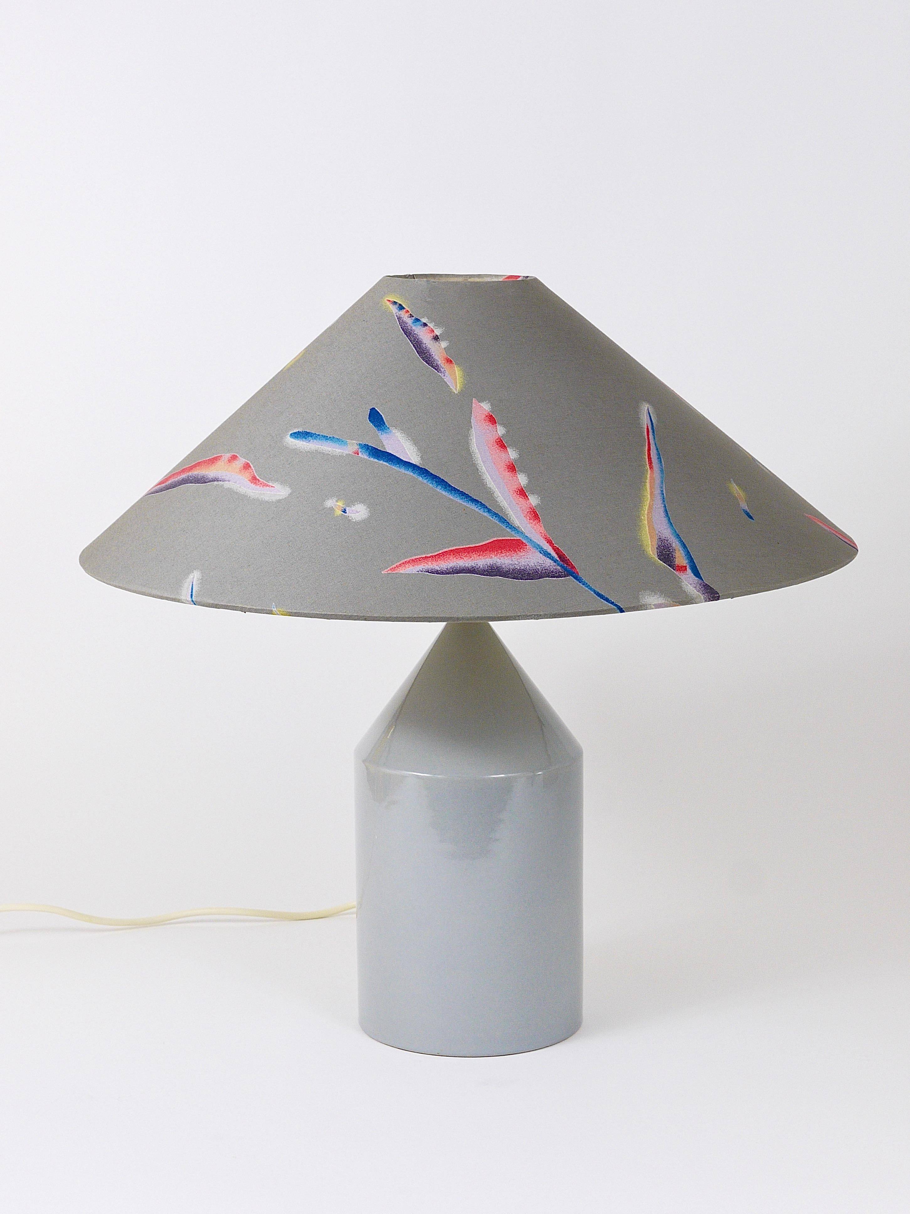 Post-modern coloured table lamp, Italy, 1980s
