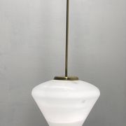 Suspension lumineuse en verre de Murano années 1980