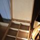 Wooden sewing worker/furniture with compass feet