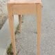 Ancienne console Art Déco - Hêtre et marbre rose - Table d'appoint