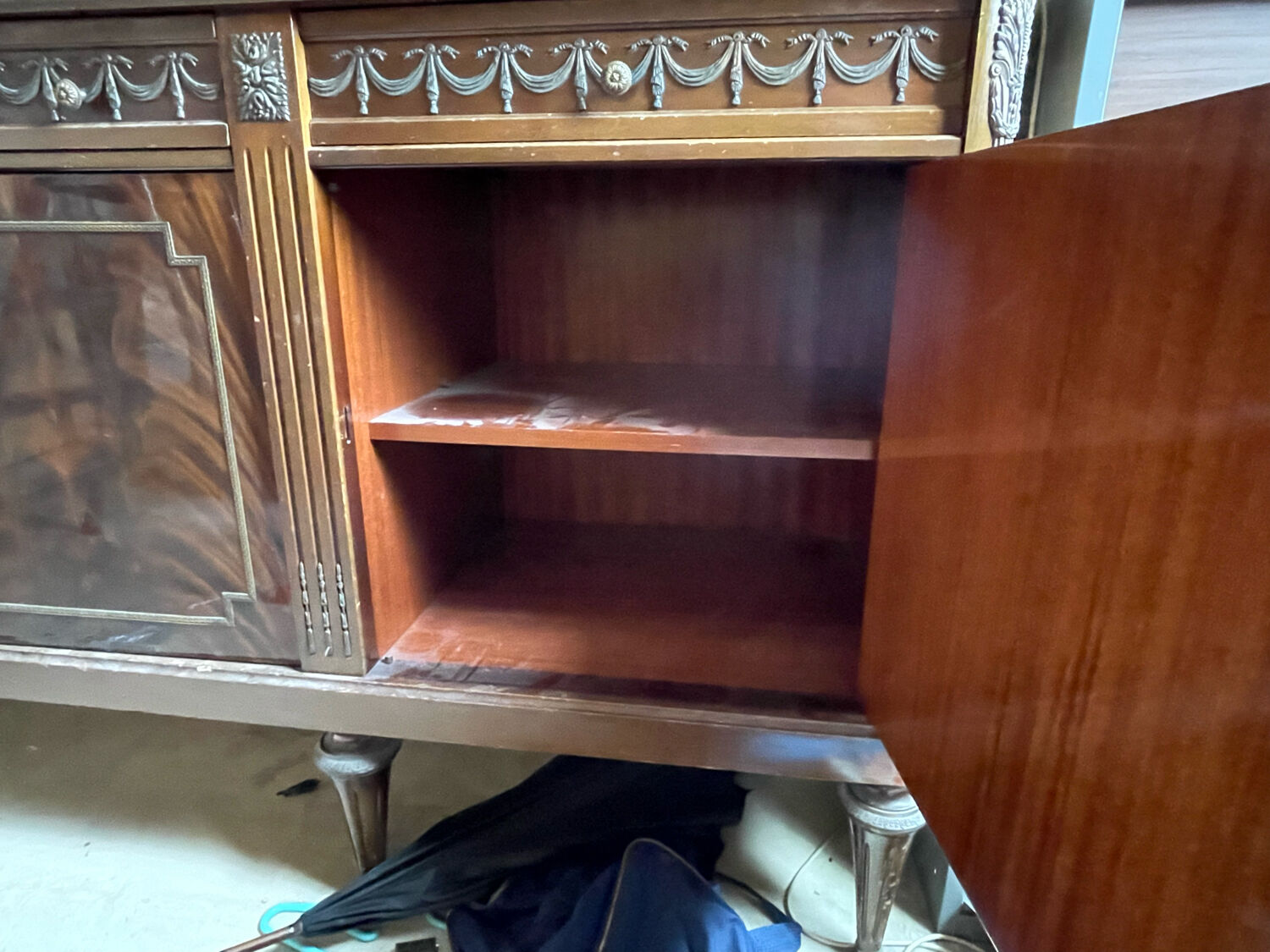 Sideboard with marble top
