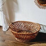 Large old wicker basket