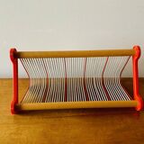 Vintage bec0 record holder for 50 vinyls