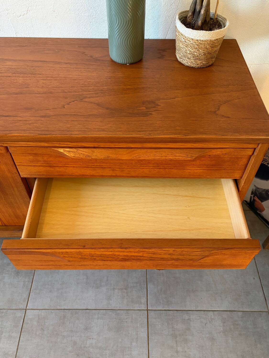 Vintage Scandinavian teak sideboard