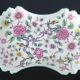 Vintage cut-out plate in earthenware