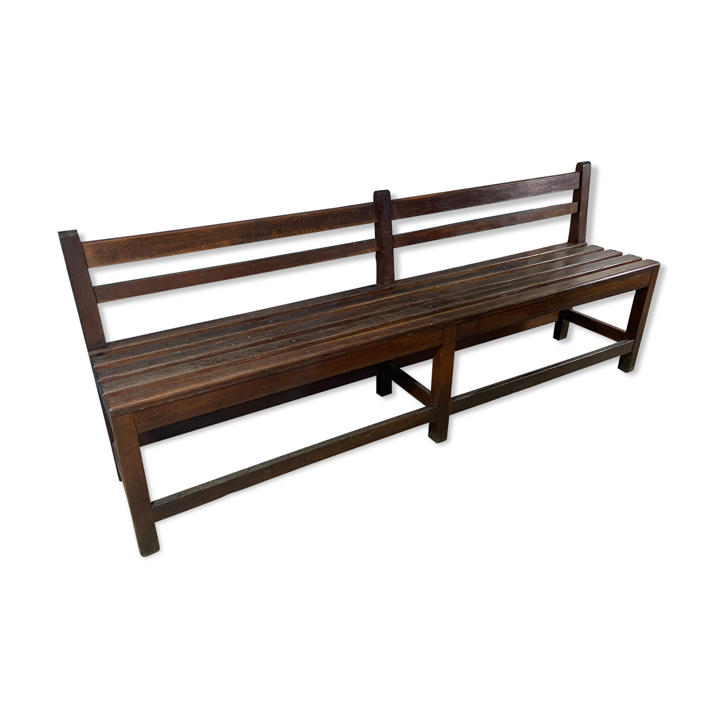 Vintage oak church pew 1940 /1950