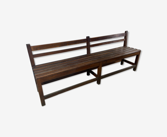Banc d’église en chêne vintage 1940 /1950