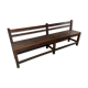 Vintage oak church pew 1940 /1950