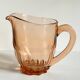 Vintage amber-pink glass pitcher 1 liter