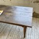 Table de ferme chêne 1950 pieds fuseaux