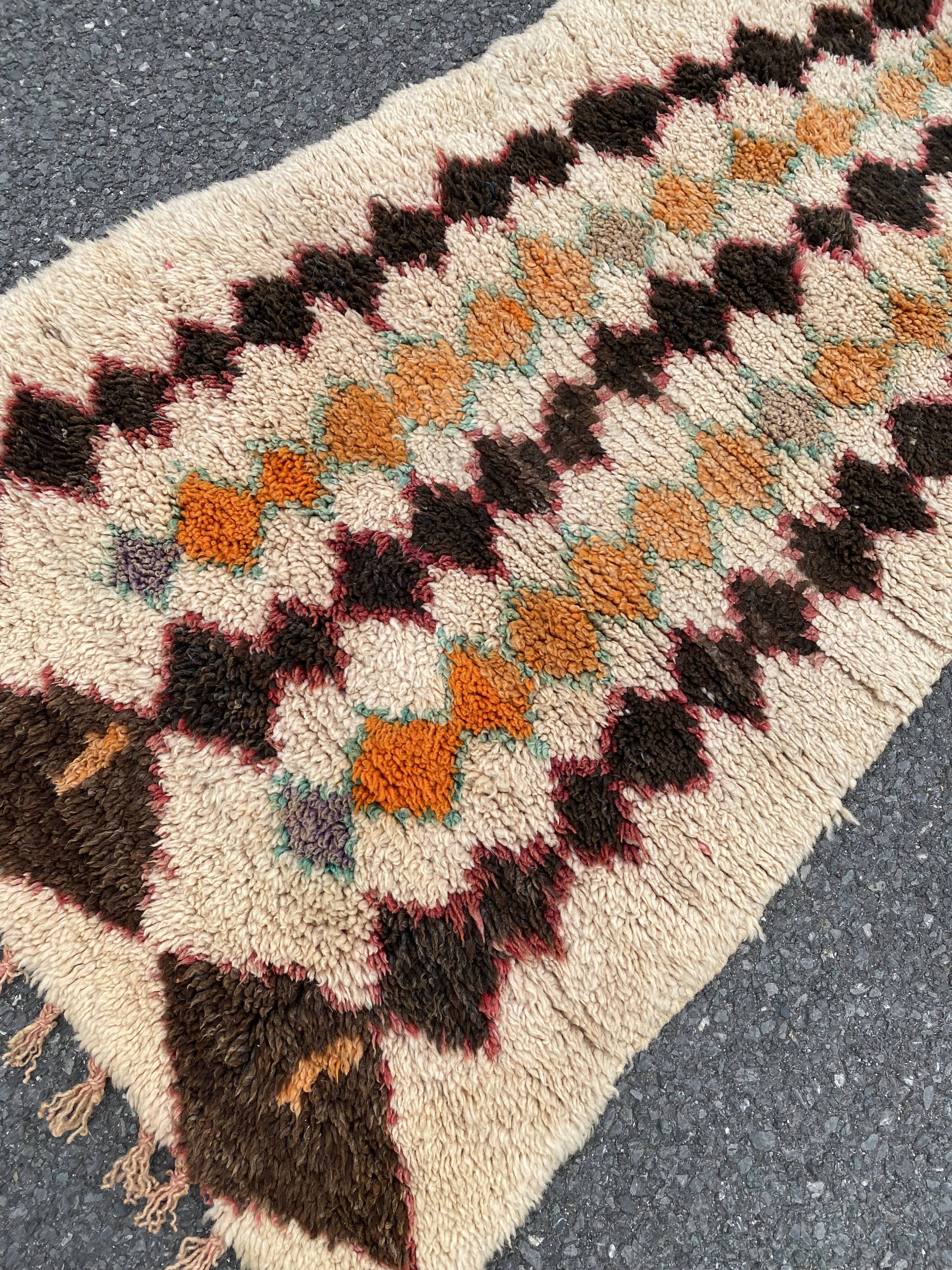 Carpet berbere azilal 75x180 cm