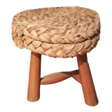 Tabouret tripode en corde
