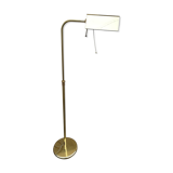 Adjustable brass vintage floor lamp