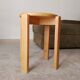 Vintage stool in solid pine chalet/Scandinavian style.