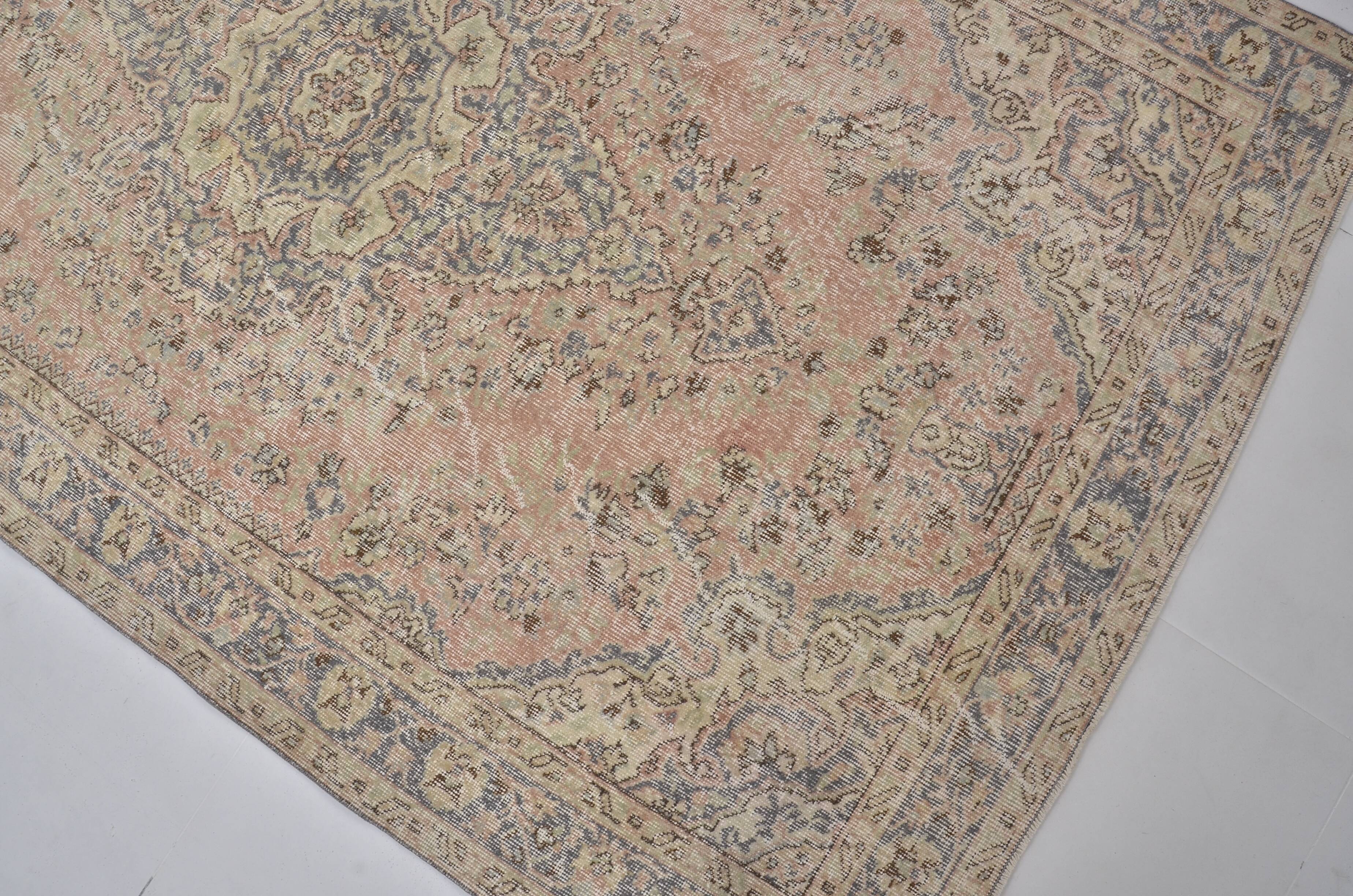 Oushak Vintage Floor Wool Rug sku1350