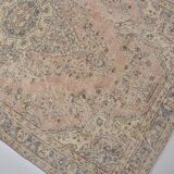 Oushak Vintage Floor Wool Rug sku1350