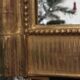 Louis Philippe golden mirror - 139x111cm
