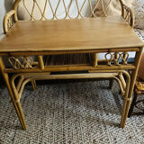 Rattan desk