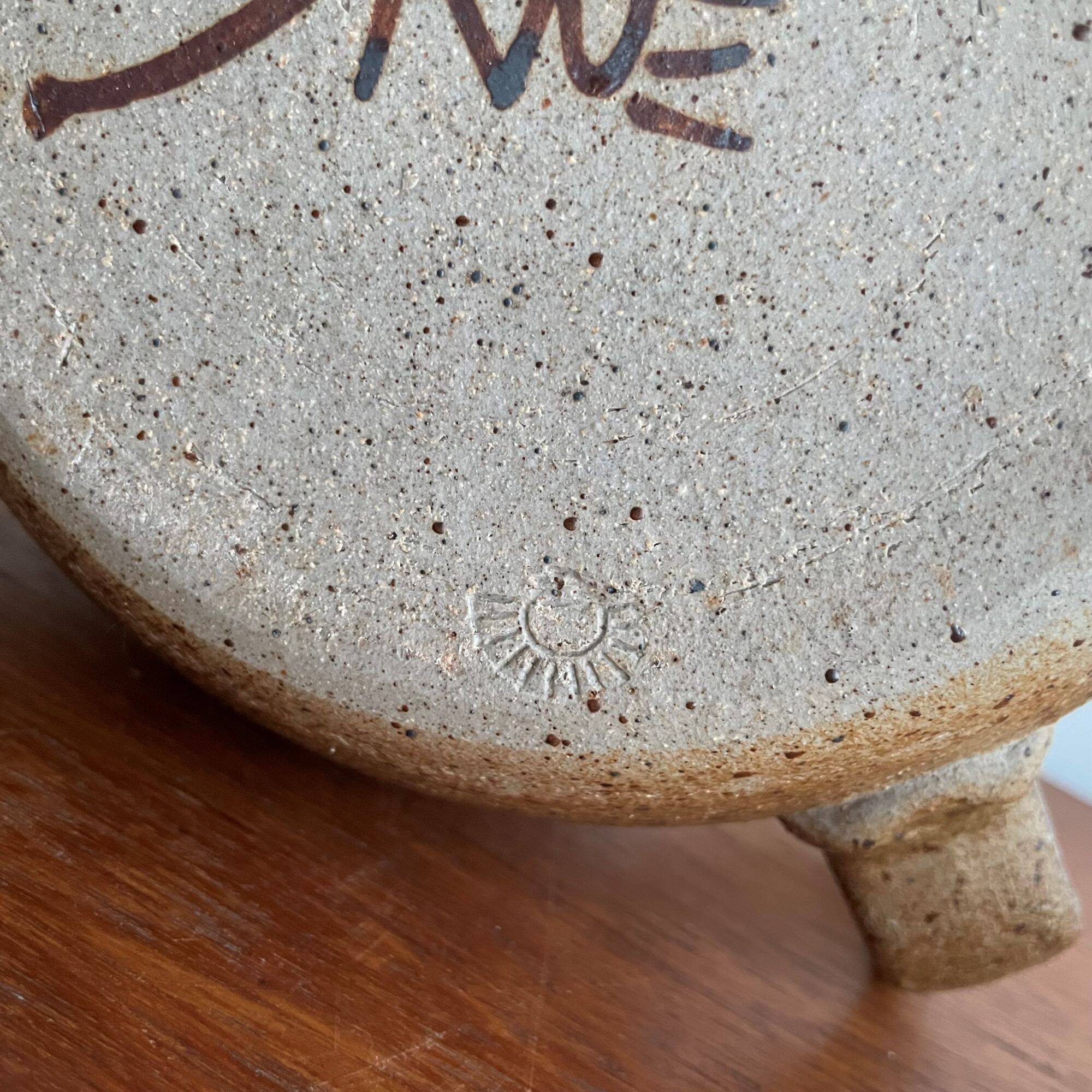 Rare ceramic tea pot (Unica) by Arne Bang, Denmark, 1950s