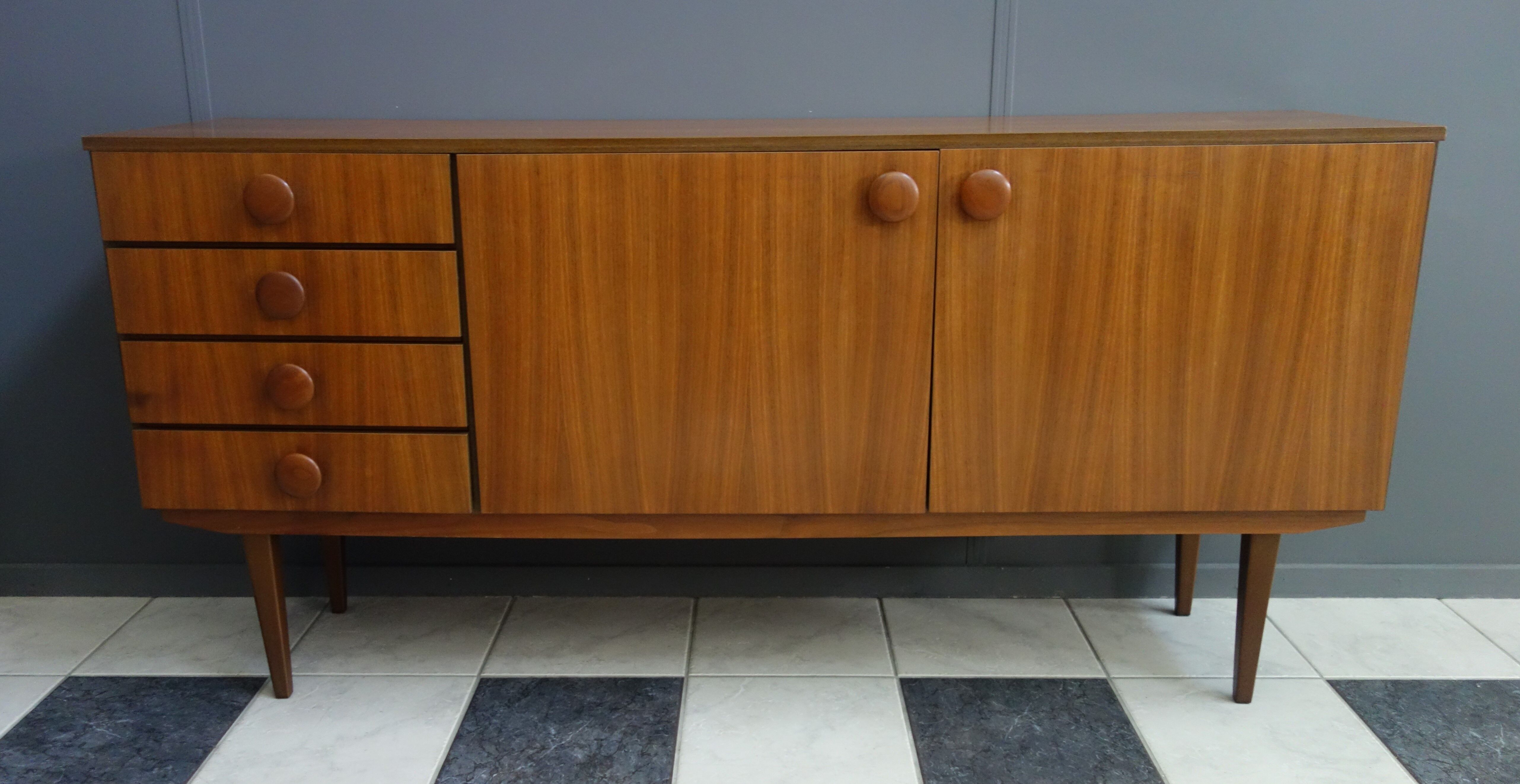 1960s wood swedish sideboard