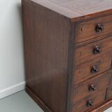 Very Large Antique Hardwood Apothecary Cabinet / Bank of Drawers, ca 1900