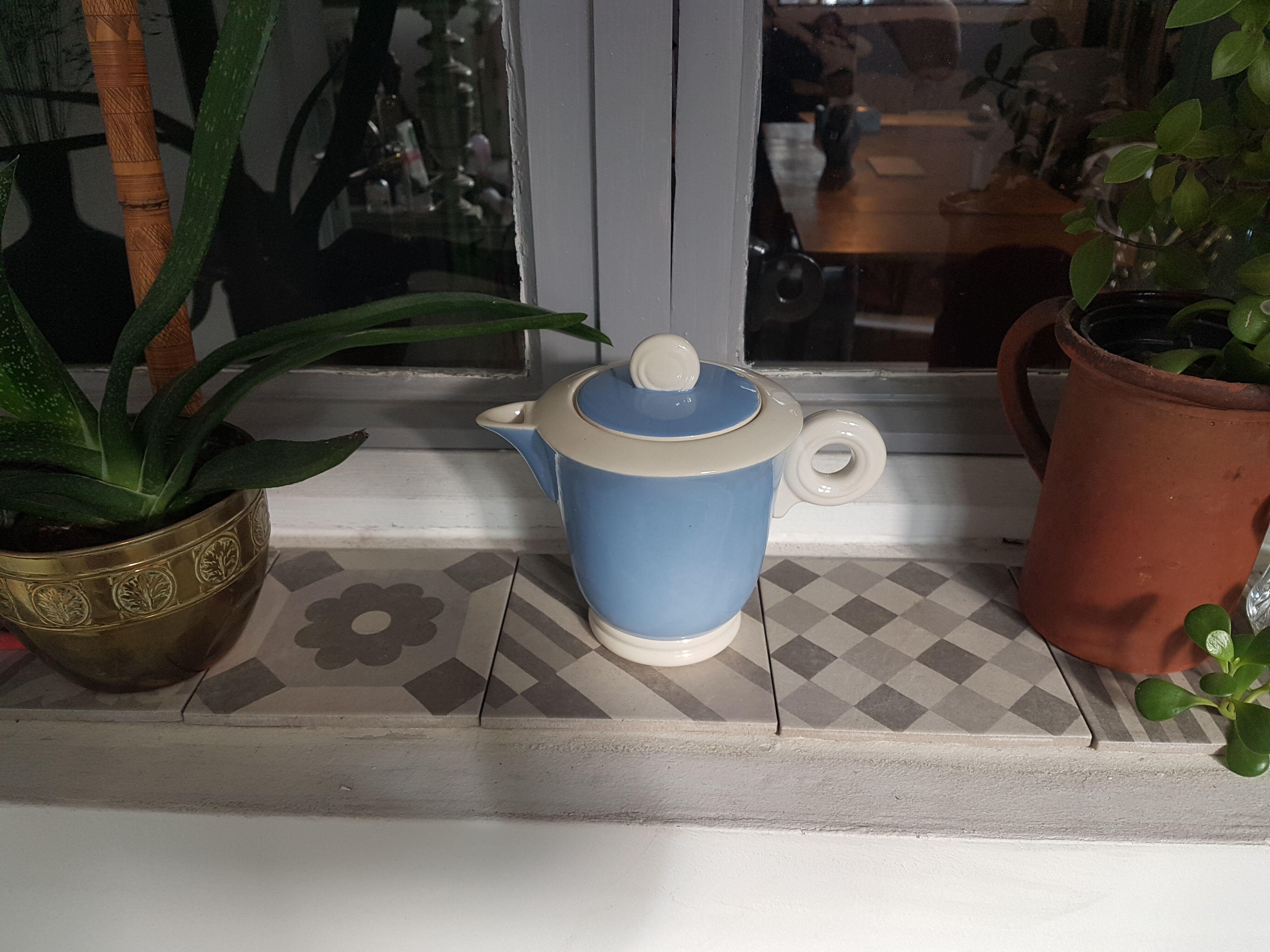 Digoin Blue Teapot