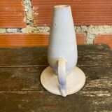 Old Lamp Base White Ceramic Soliflore Vintage Flower Decor