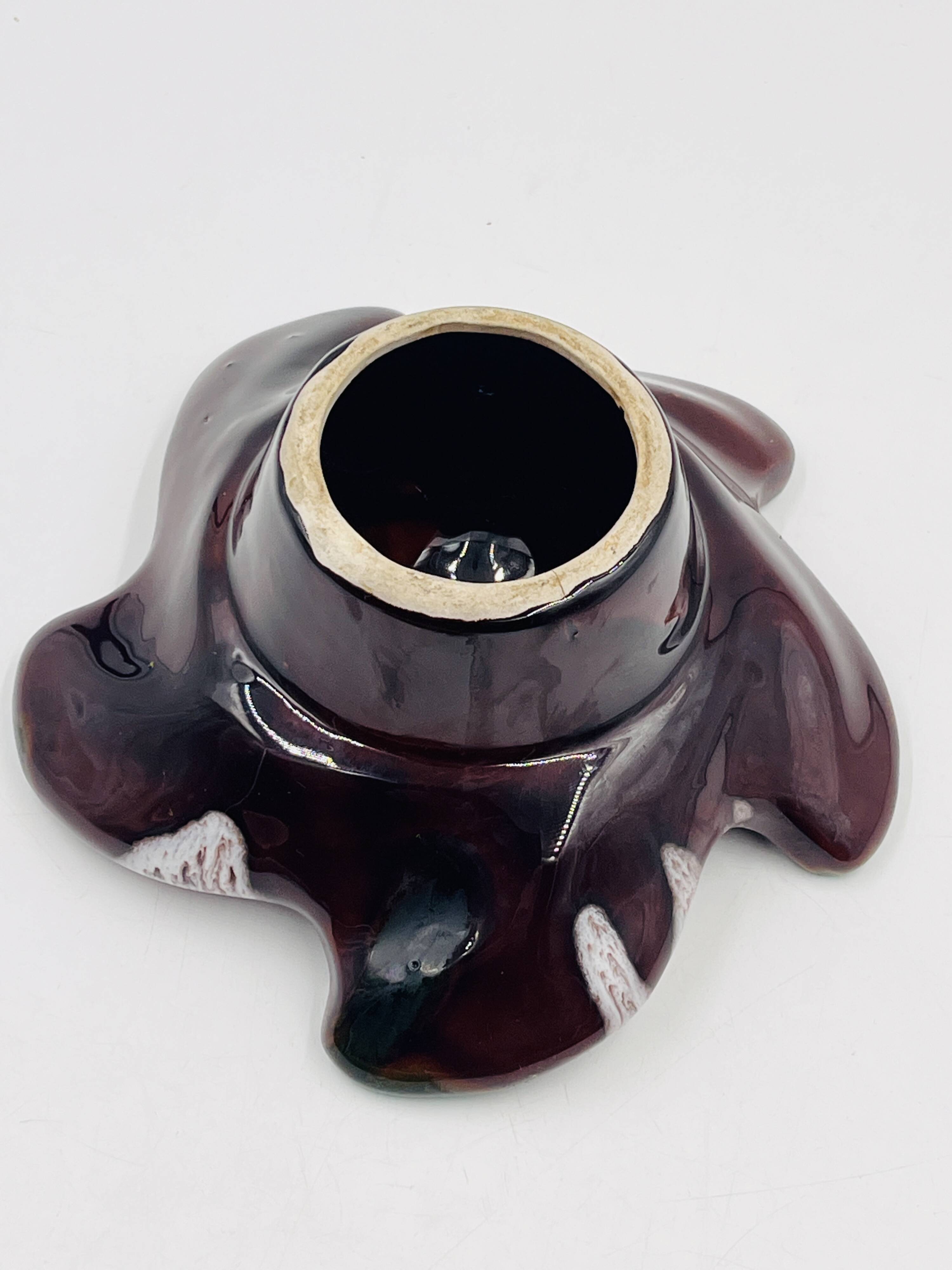 Flower-shaped trinket tray by Zandrini for Vallauris