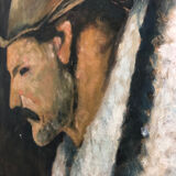 Portrait of a signed man