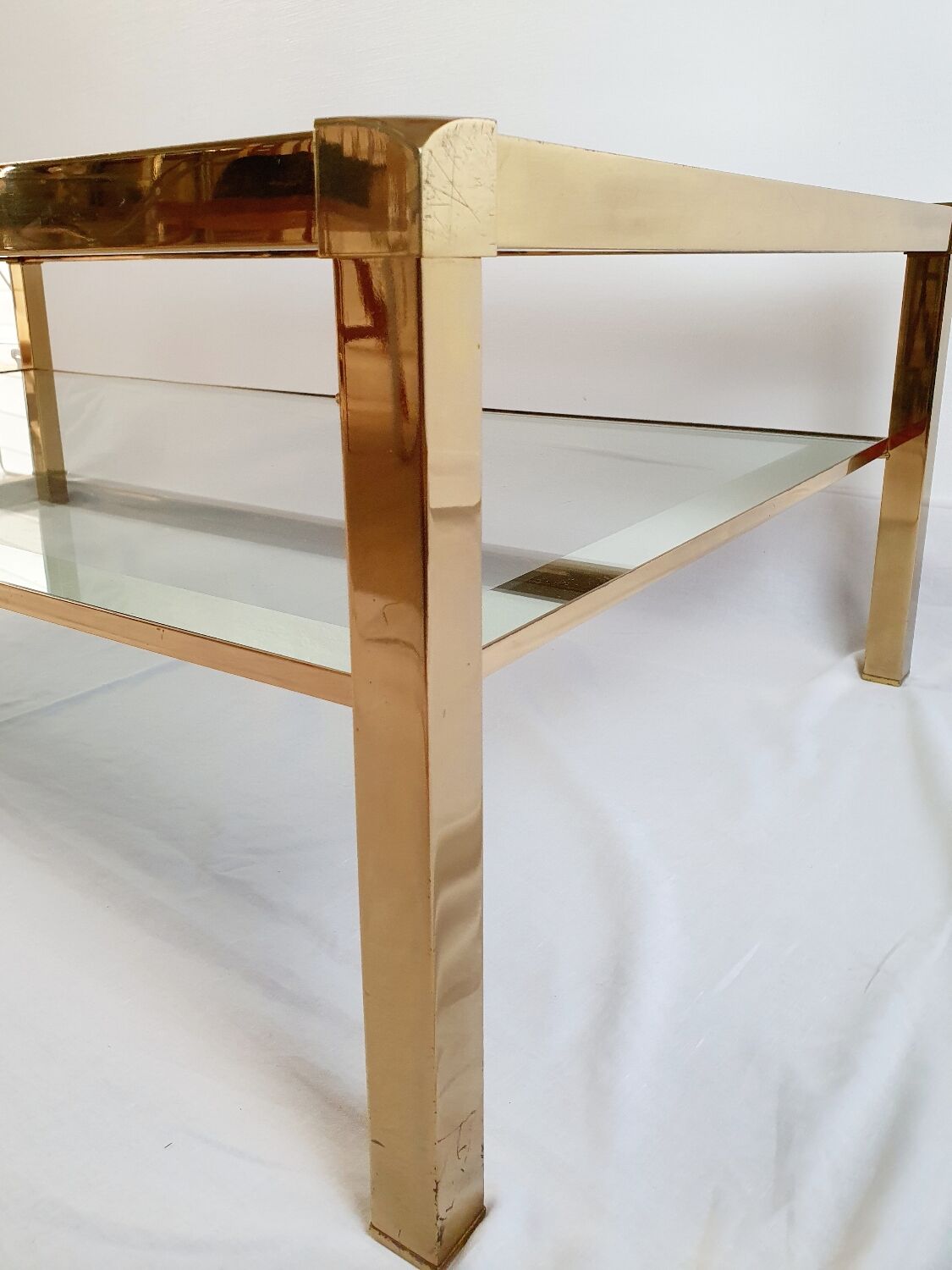 Mara coffee table double trays Italy