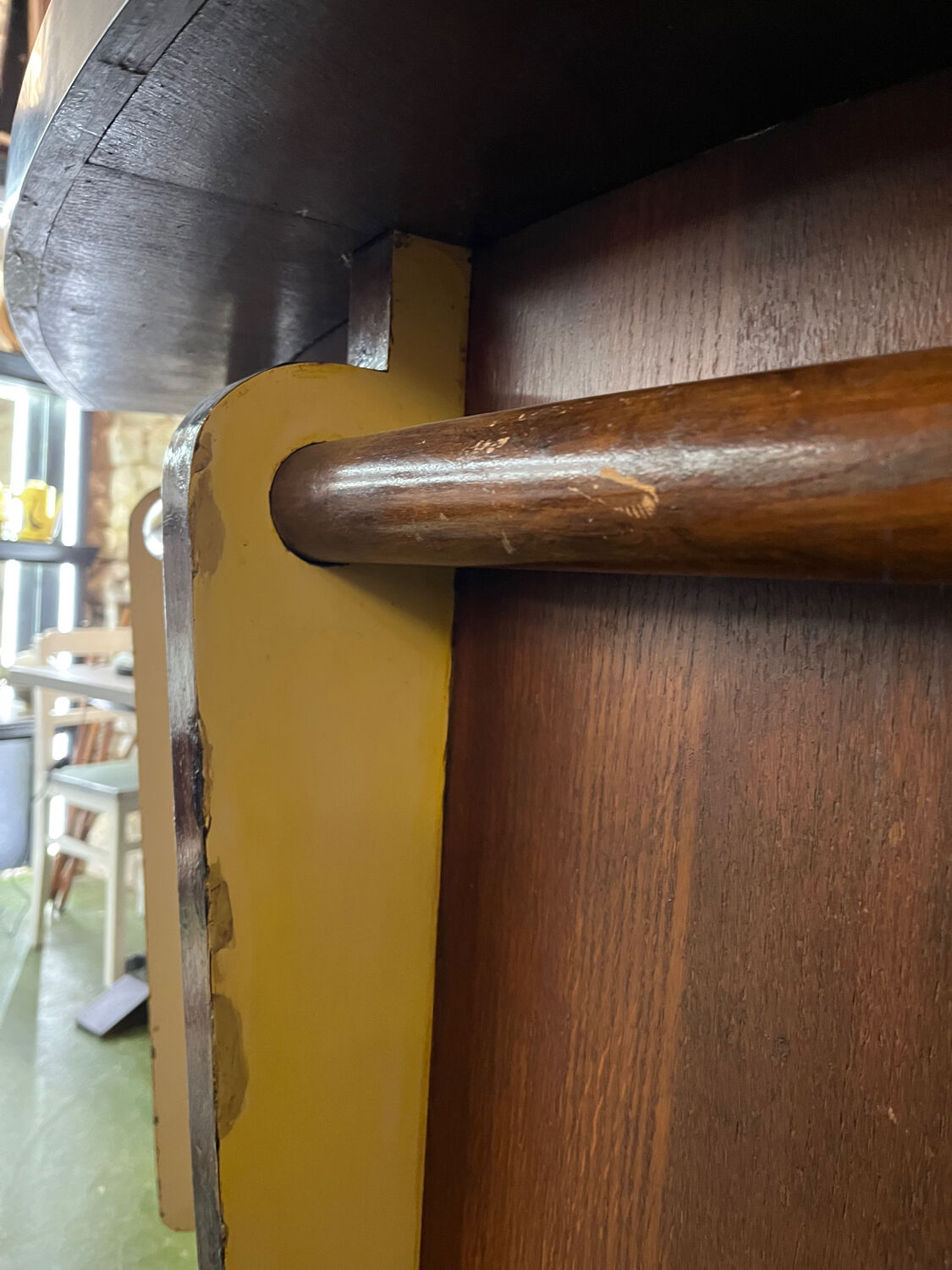 1950s oak and Formica bar