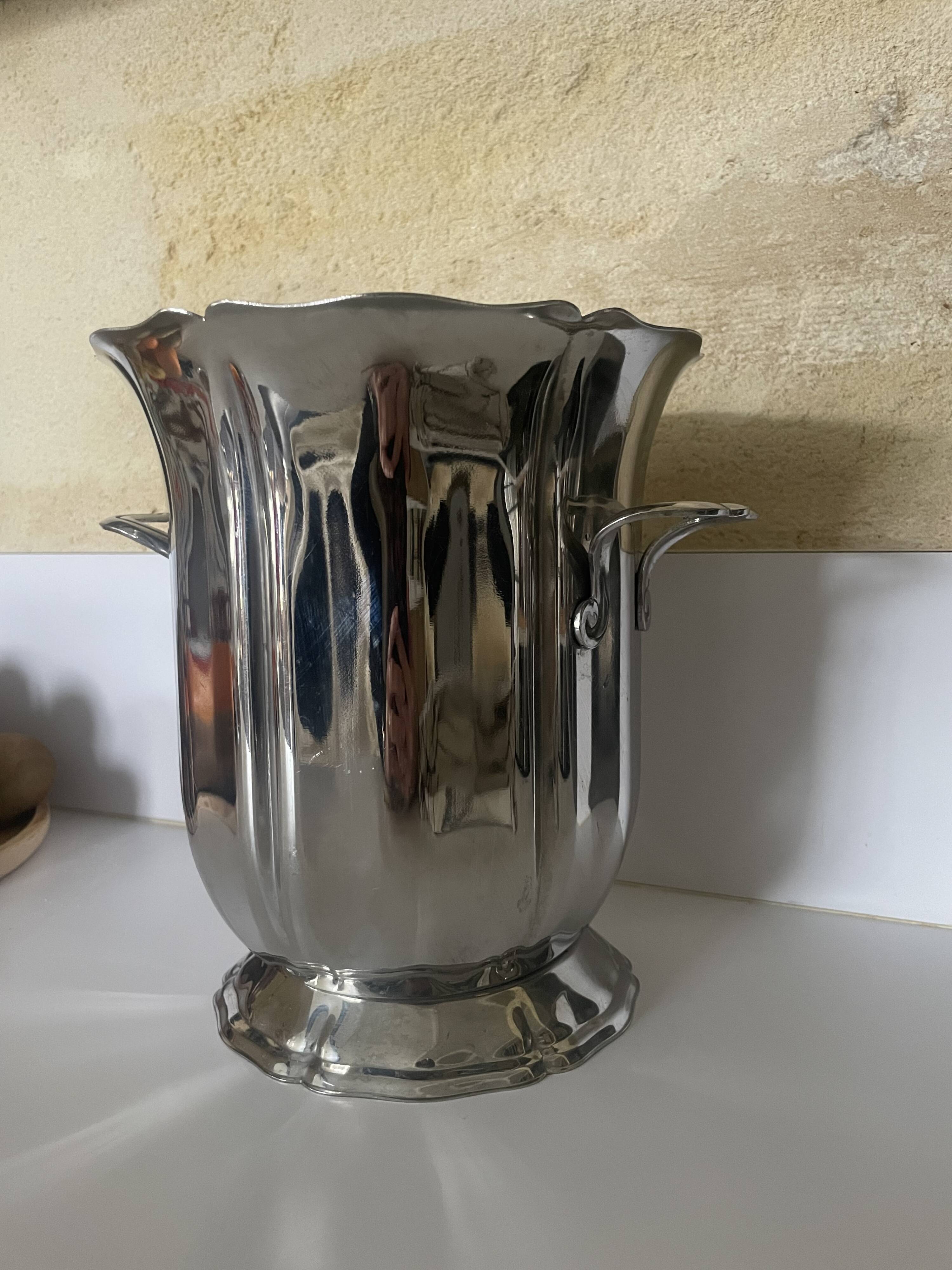 Guy Degrenne Stainless Steel Champagne Bucket