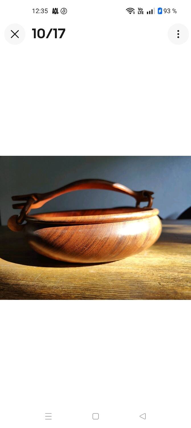Teak salad bowl/fruit bowl from the 1960s