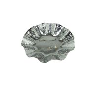 Art Deco openwork bowl, chrome-plated brass, Germany, 1950s.