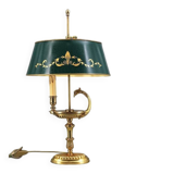 Bronze Gilt Bouillotte Lamp in Directoire Style "Lucien Gau"