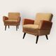 Twee mid century fauteuils