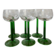 Lot de 6 verres à vin blanc alsaciens