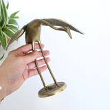 Brass stork
