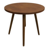 Round teak coffee table, 1960s