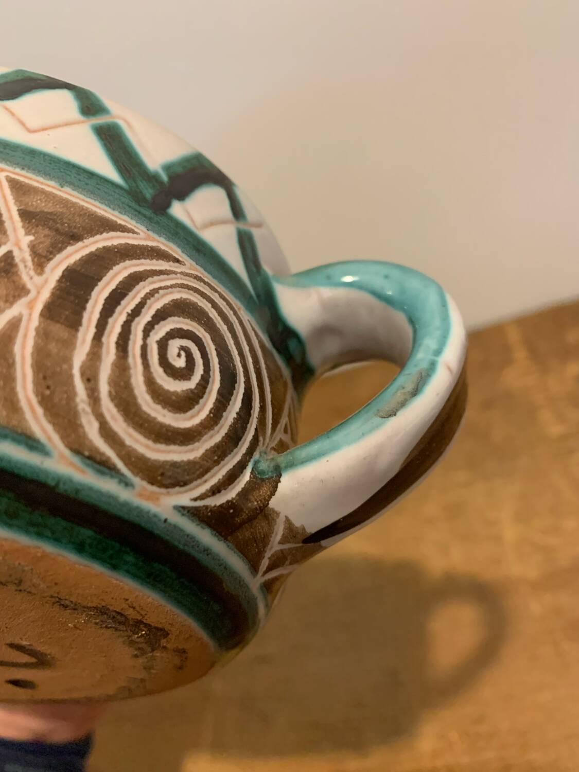Robert Picault Vallauris Vintage Ceramic Pot circa 1960