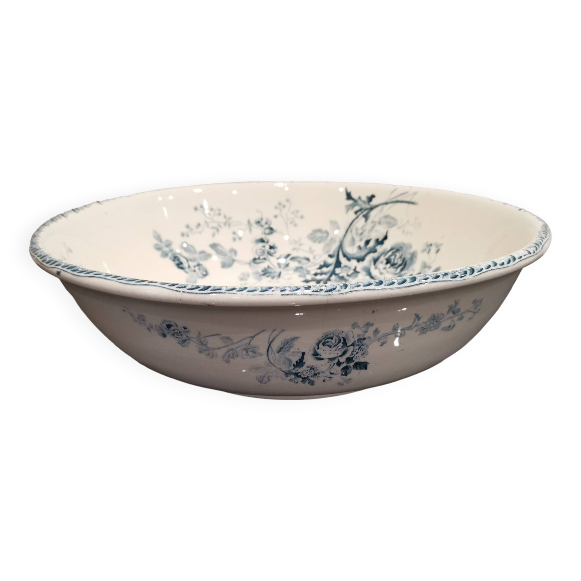 Old dish/ Terre De Fer basin Choisy-le-Roi E. Bourgeois