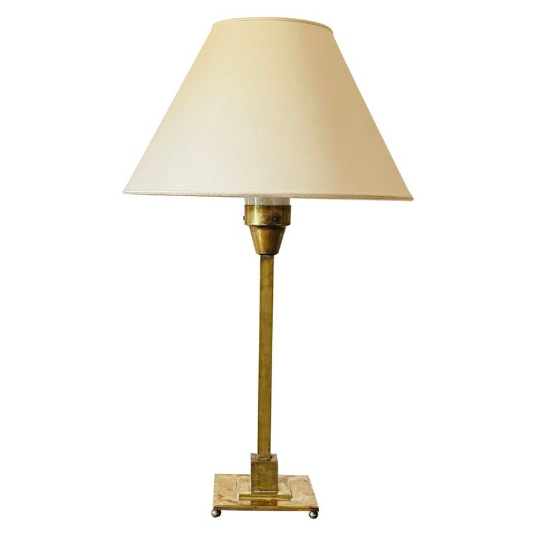 Brass table lamp by Officine A Boffelli Milano Italy 1935