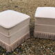 Pair of ottomans