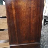 Louis Philippe burl walnut chest of drawers