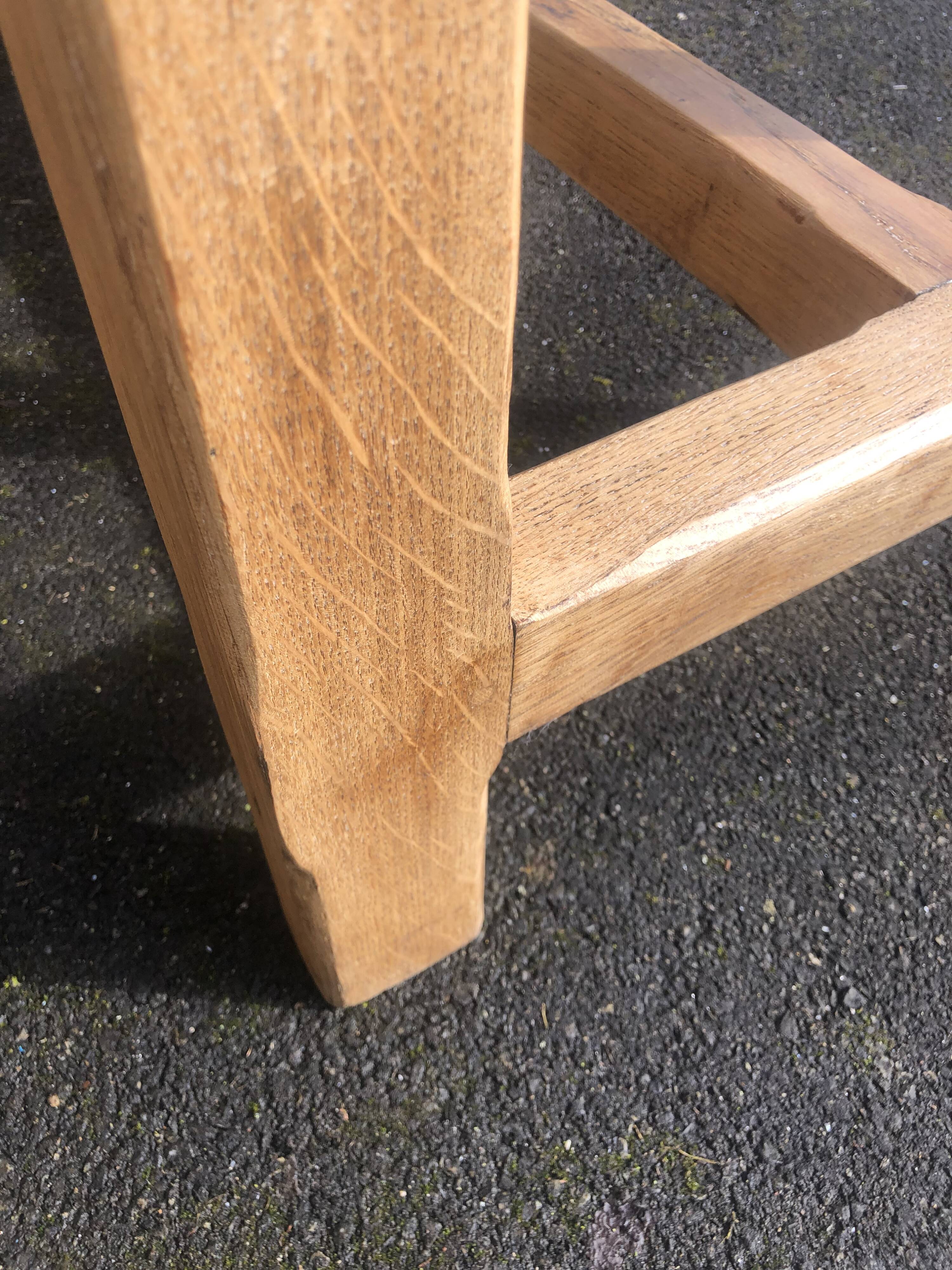 Old oak farmhouse table