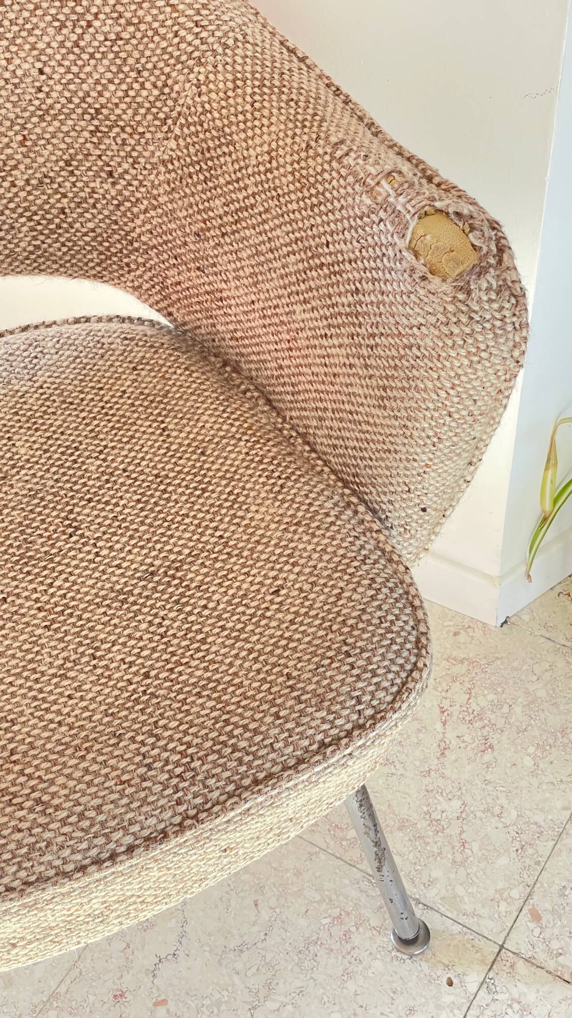 Fauteuil Conférence Eero Saarinen par Knoll années 70