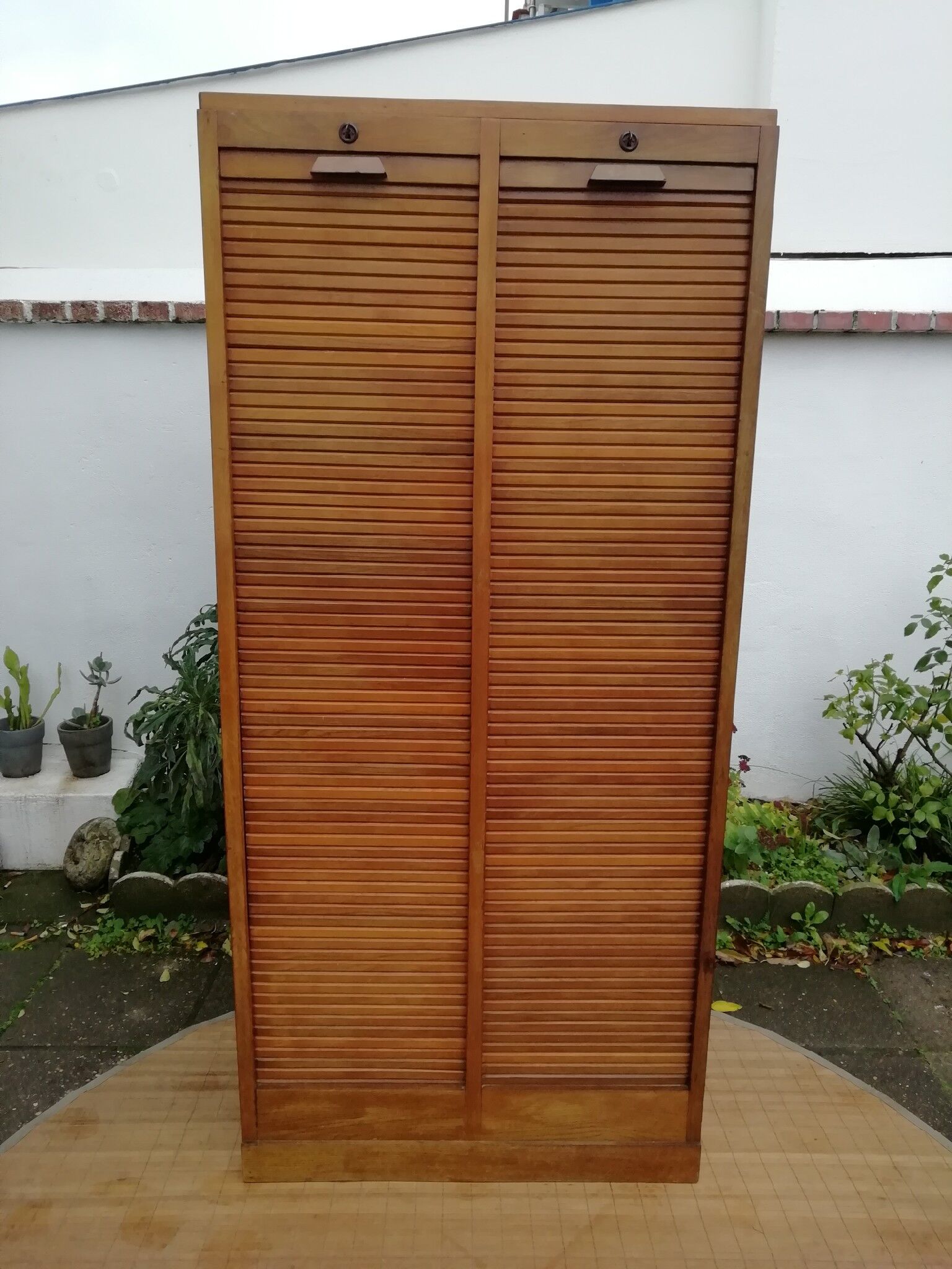 1950s curtain cabinet