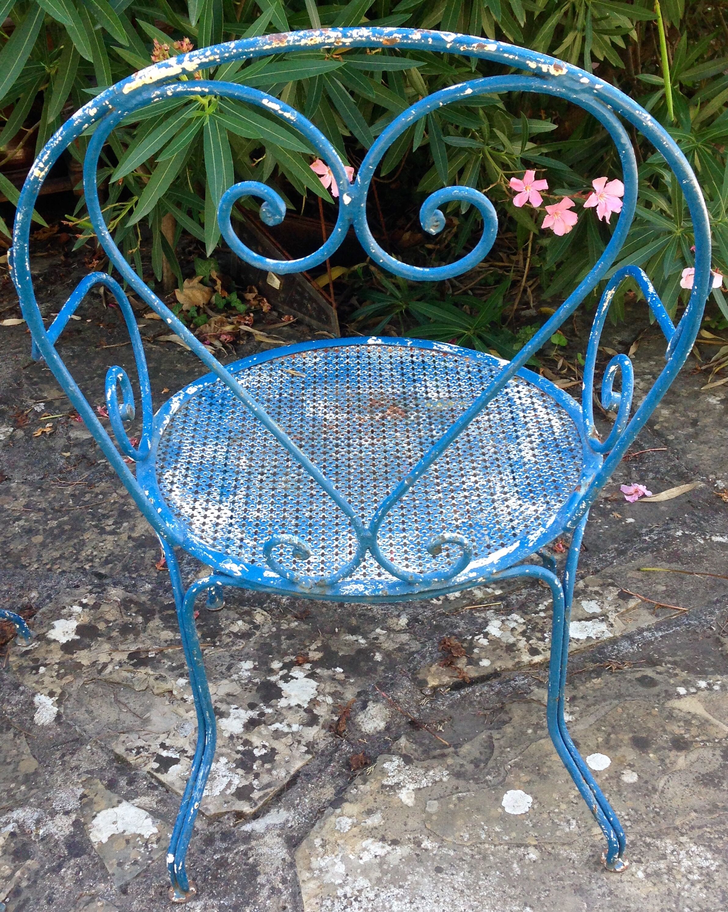 Chair and armchair garden 60 years