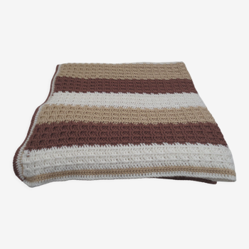 Wool bed throw