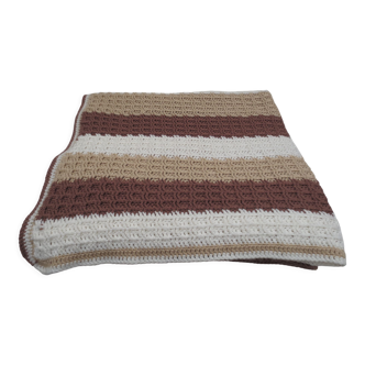 Wool bed throw